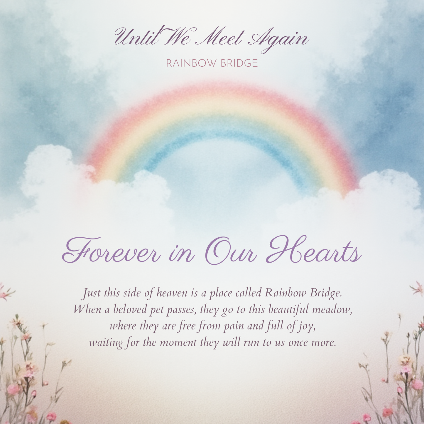 Pet Paw Memorial