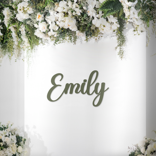 Custom Name Sign for Weddings